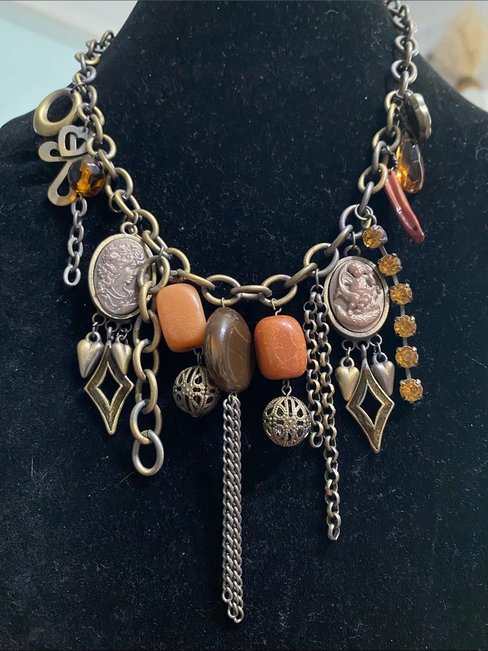 VTG Multi-Charm Necklace